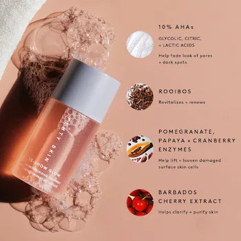 Pre-Show Glow Instant Retexturizing 10% AHA Treatment + Reusable Applicator